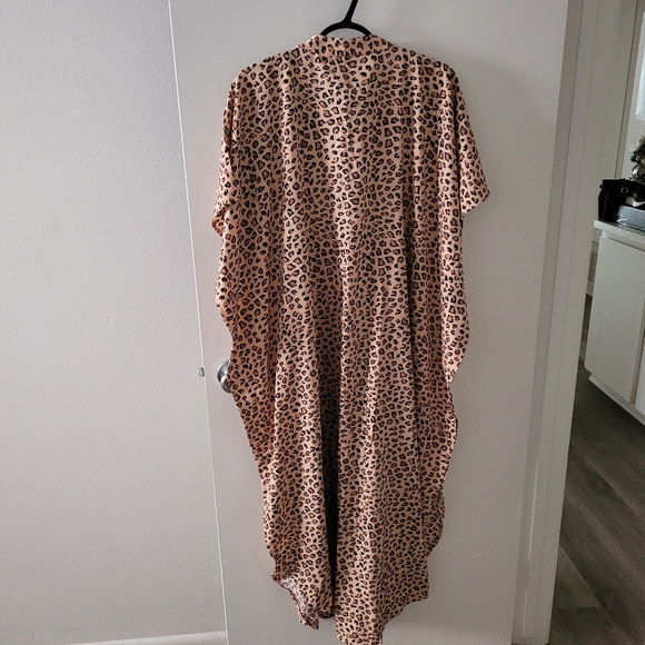 🔥Short Sleeve Button Up Dress SZ One Size - Picture 1 of 6